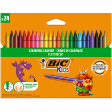 Vaškinės kreidelės Bic, 24 vnt