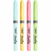 Teksto žymeklis Bic Pastel 964859, 4 vnt.
