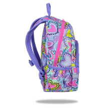 Mokyklinė kuprinė CoolPack Hearts F049832, rožinė