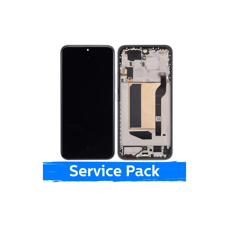 Ekranas skirtas Xiaomi Redmi Note 15 Pro+ 5G su rėmeliu / Glacier Blue / (Service Pack)