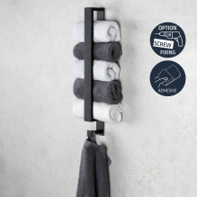 Towel holder Ridder black