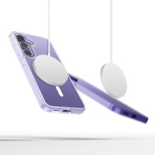 Tech-Protect FlexAir hibridinis MagSafe dėklas, skirtas Samsung Galaxy A36 5G – skaidrus