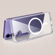 Tech-Protect FlexAir hibridinis MagSafe dėklas, skirtas Samsung Galaxy A36 5G – skaidrus