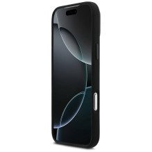 BMW M silikoninis trijų spalvų linijos „MagSafe“ dėklas, skirtas „iPhone 17 Pro Max“ – juodas