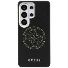 Etui Guess Perforated Logo MagSafe na Samsung Galaxy S26 Ultra - czarne