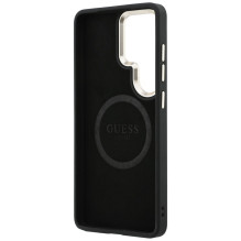 Etui Guess Perforated Logo MagSafe na Samsung Galaxy S26 Ultra - czarne