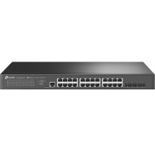 TP-Link JetStream TL-SG3428X-M2 V1.6 - komutatorius - 24 prievadai - valdomas - montuojamas į stelažą