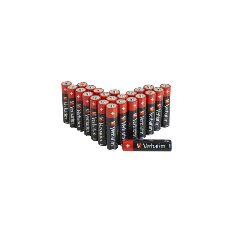 Verbatim 1x24 šarminės baterijos Micro AAA LR 03 PVC dėžutė 49504