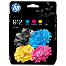 HP 912 4-Pack CMYK(4) Original Combo ink cartridge HP 912 4-Pack CMYK(4) Original Combo ink cartridge