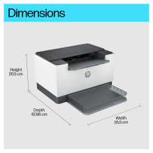 HP LaserJet M209dw Printer
