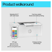 HP LaserJet M110w Printer
