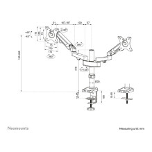 Neomounts DS70-750BL2 monitor mount / stand Neomounts DS70-750BL2 monitor mount / stand