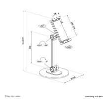 Neomounts DS15-540WH1 tablet security enclosure Neomounts DS15-540WH1 tablet security enclosure