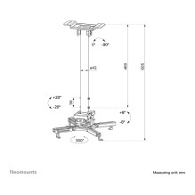 Neomounts CL25-540BL1 project mount Neomounts CL25-540BL1 project mount