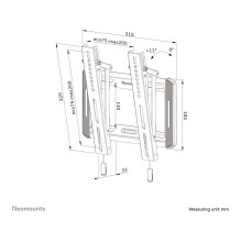 Neomounts WL35-550BL12 TV mount / stand Neomounts WL35-550BL12 TV mount / stand