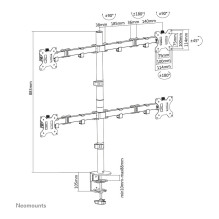 Neomounts FPMA-D550D4BLACK monitor mount / stand Neomounts FPMA-D550D4BLACK monitor mount / stand