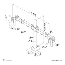Neomounts FPMA-D960DG monitor mount / stand