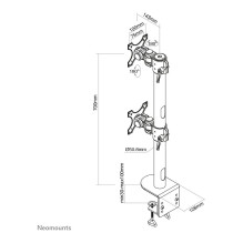Neomounts FPMA-D960DVBLACKPLUS monitor mount / stand