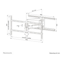 Neomounts WL40-550BL18 TV mount / stand Neomounts WL40-550BL18 TV mount / stand