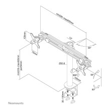 Neomounts FPMA-D700D monitor mount / stand