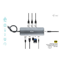 i-tec Metal C31NANODOCKLANPD laptop dock / port replicator