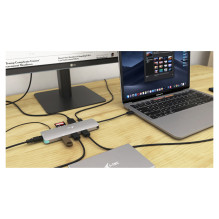 i-tec Metal C31NANODOCKLANPD laptop dock / port replicator
