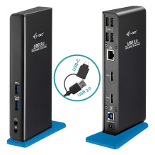 i-tec U3DUALHDMIDOCK laptop dock / port replicator i-tec U3DUALHDMIDOCK laptop dock / port replicator