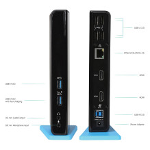 i-tec U3DUALHDMIDOCK laptop dock / port replicator i-tec U3DUALHDMIDOCK laptop dock / port replicator