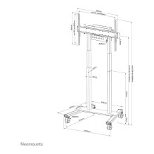 Neomounts FL55-875BL1 multimedia cart / stand