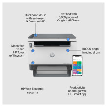 HP LaserJet Tank MFP 1604w Printer