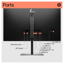 HP E32k G5 4K USB-C Monitor computer monitor