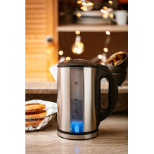 Adler AD 1216 elektrinis virdulys 1,7 l juodas, sidabrinis 2200 W