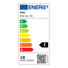 Package 30bc LED Tube PNI D-Light T8 18W Glass Length 120cm 1850lm