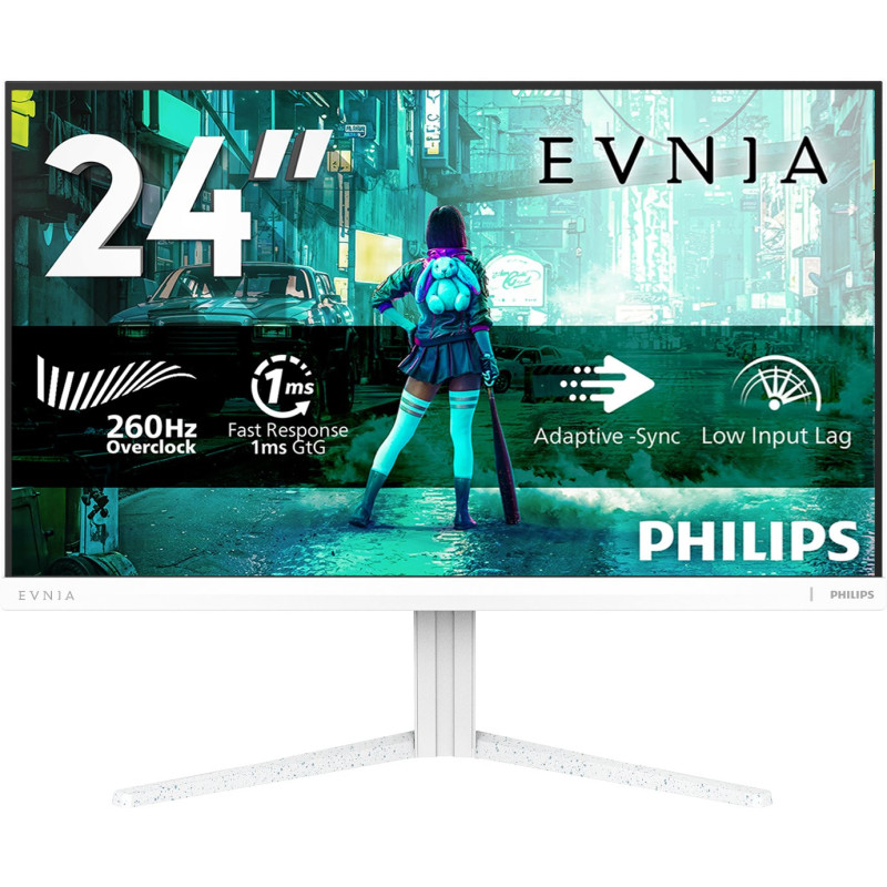 „Philips PHILIPS“ 24M2N3201PL / 00 23,8 colio IPS FHD 260 Hz 300 cd/m2 1 ms HDMI2.1 DP (8721038007756) monitorius