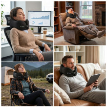 Poduszka podróżna Tech-Protect ComfortRest - czarna