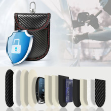 Etui antykradzieżowe Tech-Protect KLR100 RFID – czarno-czerwone