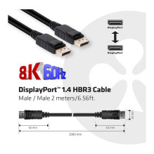 CLUB3D CAC-2068 DisplayPort cable CLUB3D CAC-2068 DisplayPort cable