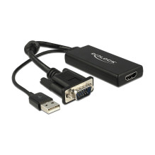 DeLOCK 0.25m VGA+USB2.0-A /...