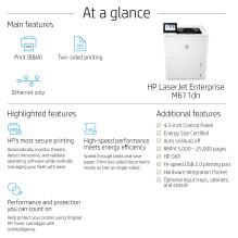 HP LaserJet Enterprise M611dn