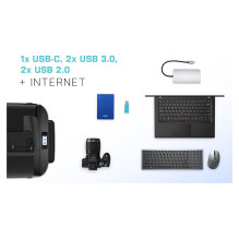 i-tec Metal C31NANODOCKPROPD laptop dock / port replicator