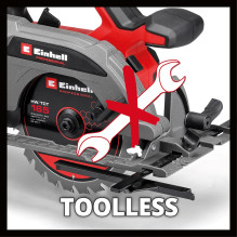 EINHELL Cordless Circular Saw 18V TP CS 18 / 165 Li BL SOLO 4331225