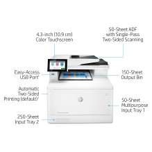 HP Color LaserJet Enterprise M480f daugiafunkcis spausdintuvas