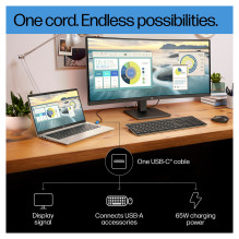 HP P34hc G4 WQHD USB-C Curved Monitor computer monitor