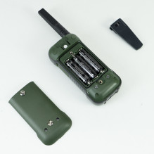Nešiojama radijo stotelė PMR PNI Decross DC93, 446MHz, 0,5W, 16 kanalų, atspari vandeniui IP67, 2 dalių rinkinys