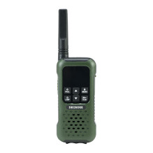 Nešiojama radijo stotelė PMR PNI Decross DC93, 446MHz, 0,5W, 16 kanalų, atspari vandeniui IP67, 2 dalių rinkinys