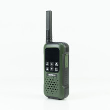 Nešiojama radijo stotelė PMR PNI Decross DC93, 446MHz, 0,5W, 16 kanalų, atspari vandeniui IP67, 2 dalių rinkinys