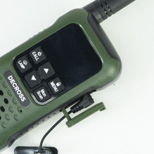Portable radio station PMR PNI Decross DC93, 446MHz, 0.5W, 16CH, Waterproof IP67, set of 2 pieces