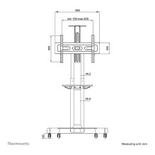 Neomounts NM-M1700BLACK multimedia cart / stand Neomounts NM-M1700BLACK multimedia cart / stand