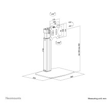 Neomounts FPMA-D865BLACK monitor mount / stand Neomounts FPMA-D865BLACK monitor mount / stand