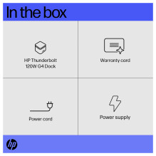 HP Thunderbolt Dock 120W G4 HP Thunderbolt Dock 120W G4